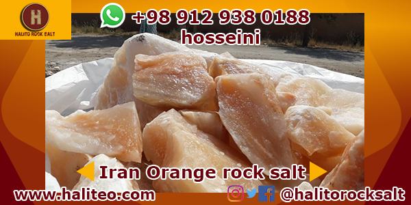Orange rock salt