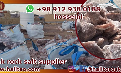 Raw rock salt