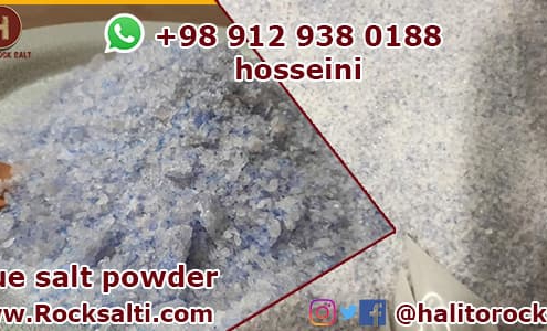 blue salt powder