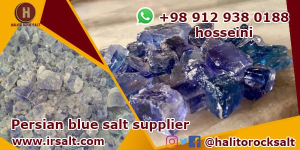 Iran blue salt