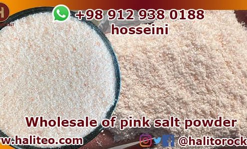Pink salt powder