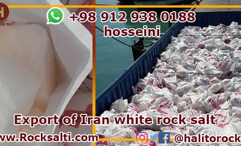Iran white rock salt