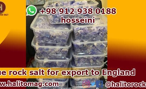 Iran blue rock salt